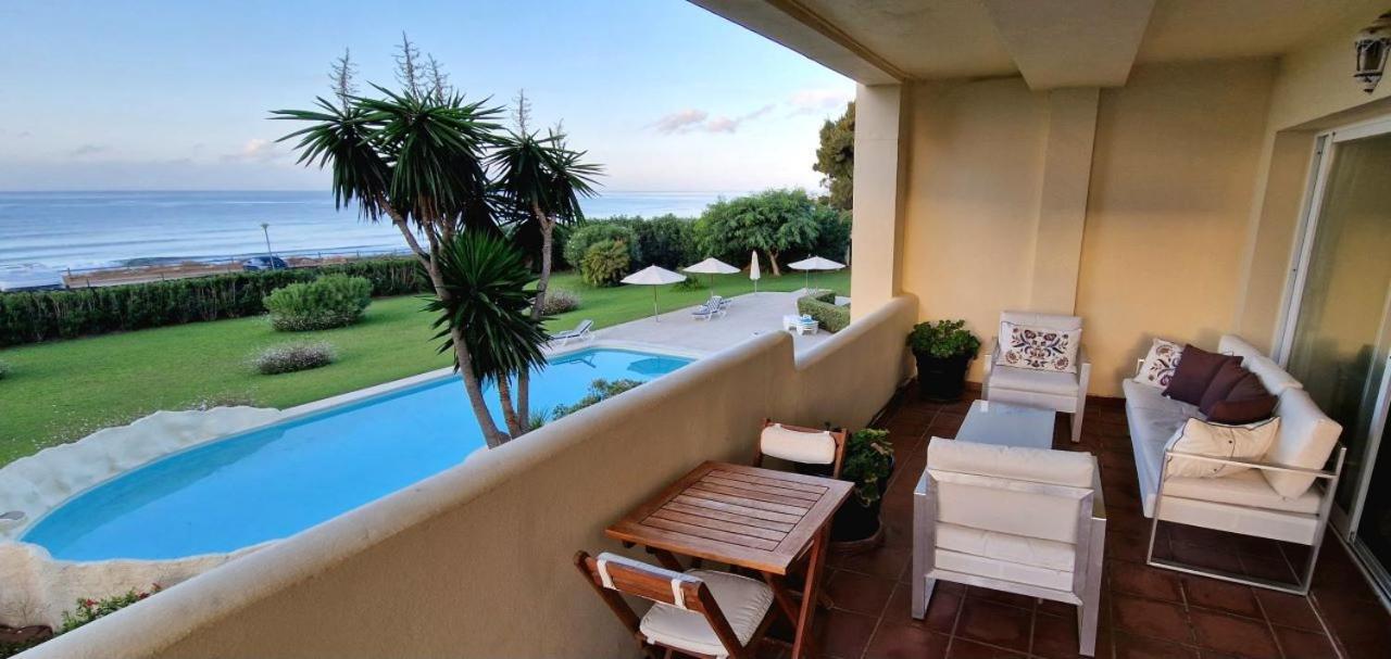 Beachfront Neptuno I, Complex,Views,Pool,Garden, Elviria มาร์เบยา ภายนอก รูปภาพ